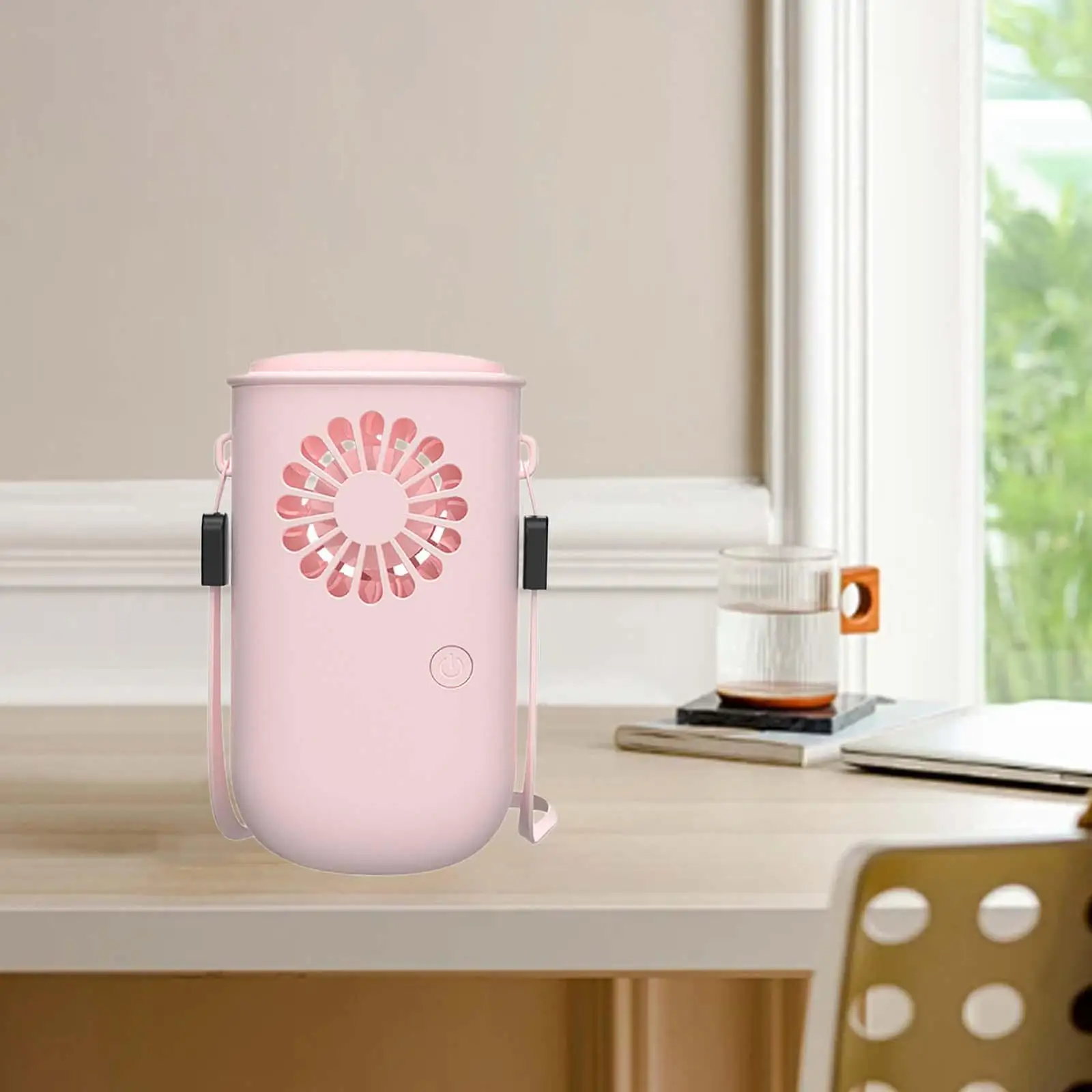 Hand ventilator, hängender Hals ventilator, tragbarer, leichter, leistungs starker Tischventilator-Mini ventilator für das Wandern im Schlafsaal büro nach Hause