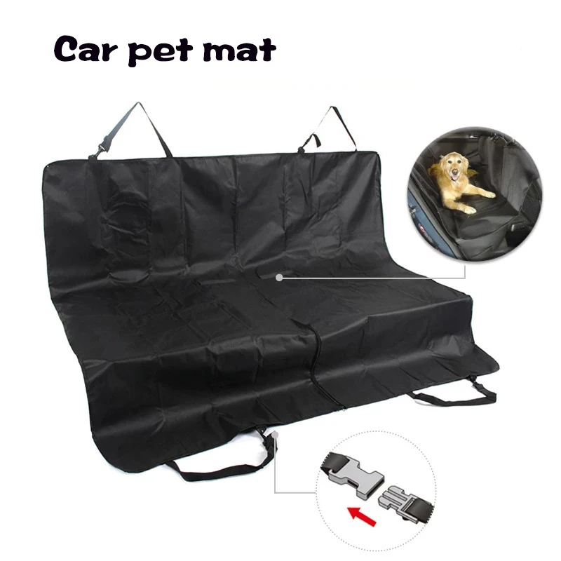 Car Seat Mat Pet Carrying Rear Seat Cover Waterproof Anti-Dirty Anti-Scratch Protector Mat Cat Dog Safety Travel Accessories