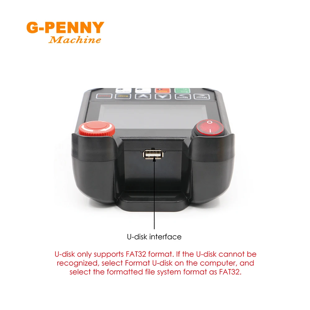 G-PENNY DSP-J2 3/4 محاور CNC غير متصل تحكم مقبض نظام التحكم في الحركة النسخة الإنجليزية CNC راوتر عن بعد