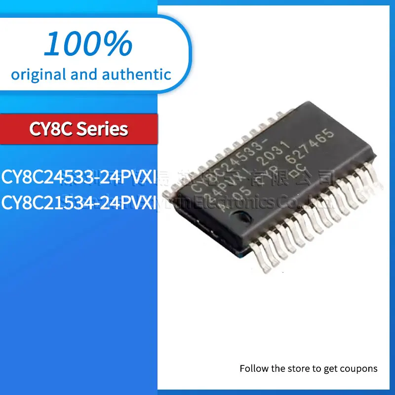 

CY8C24533-24PVXI CY8C21534-24PVXI CY8C24423A-24PVXI Black plastic housing