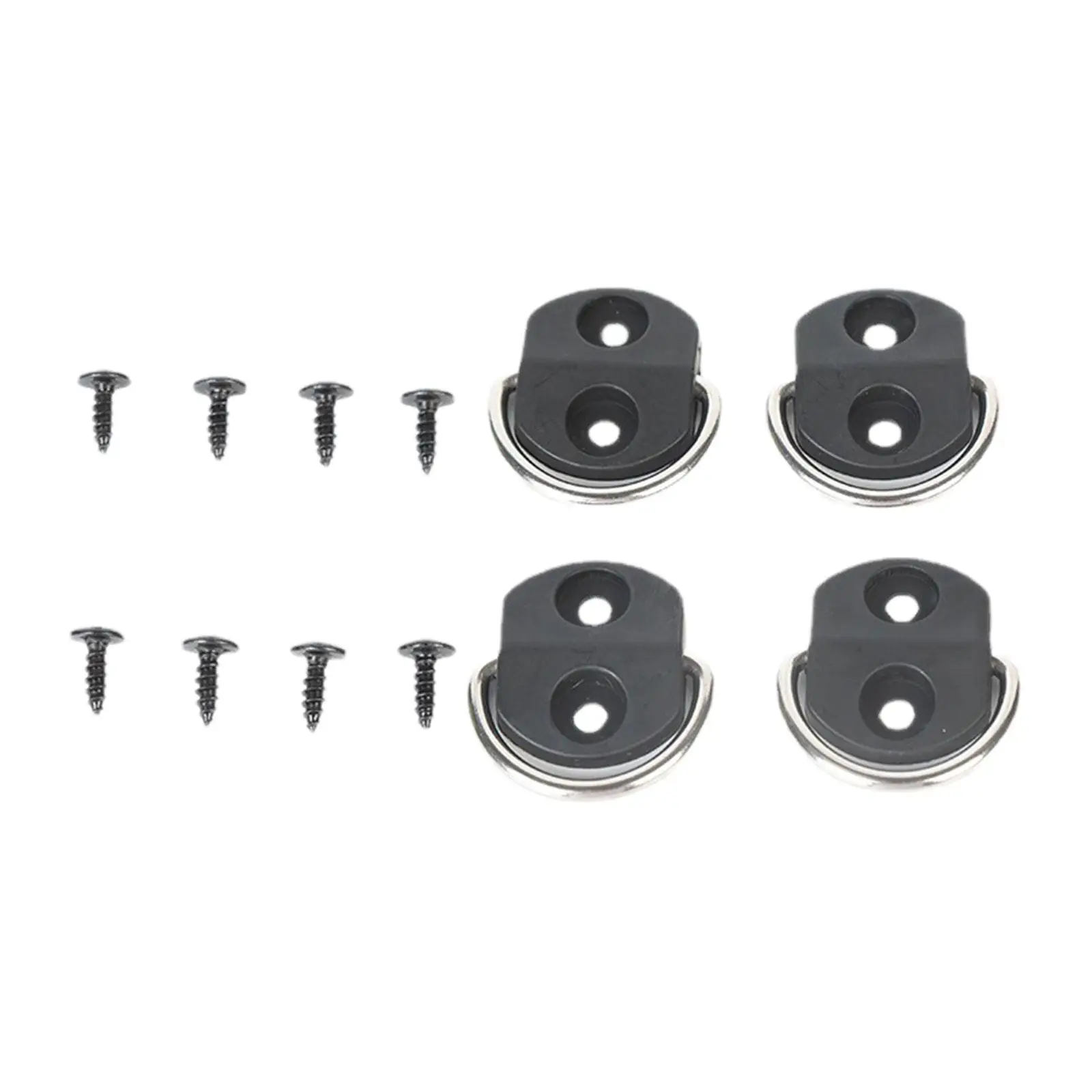 4 قطعة ربط البضائع أسفل المراسي استبدال الجانب الخلفي هوك شماعات تحديد عدة البضائع #3