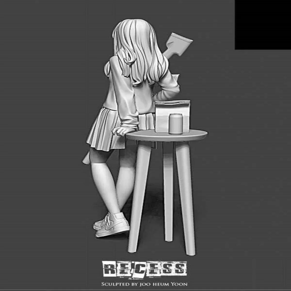 1/35 Resin unpainted model Kit, Gunner Girl Recess unassembled and unpainted GK