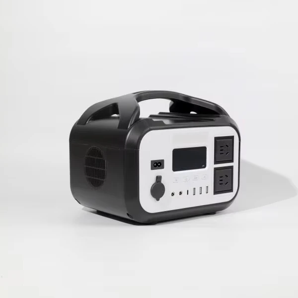 

Portable Solar Generator with Panel 600W LiFePO4 Lithium Ion Battery with BMS System Emergency Radio Wireless Charger