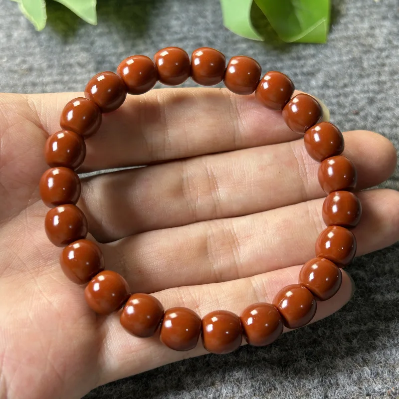 Machine-polished monkey head , luxury 911 small octagonal bracelet, walnut beads and Bodhi Buddhist