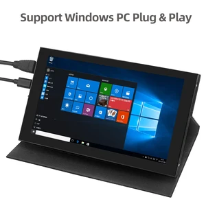 7 inch IPS LCD Mini HDMI Tương thích Touch Touch Touch cho Raspberry Pi Windows PC Hiển thị bảng điều khiển trò chơi với trường hợp hỗ trợ 10 máy tính bảng bán hàng chính 7 inch Windows - №7