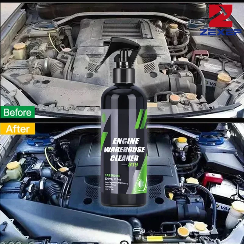 Engine Bay Cleaner Engine Shine Protector Detailer Decontamination Deep Degreasing Compartment Heavy Oil Dust Car Cleaning Tool