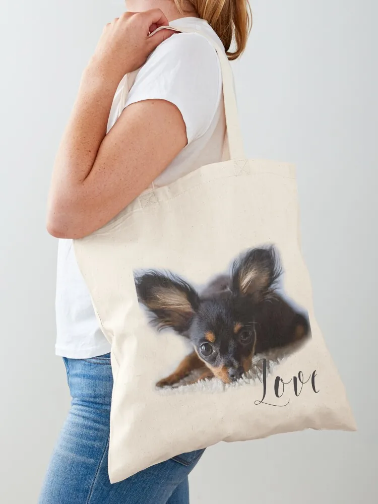 Era. Toy Terrier Sublimation Tote Bag eco pack tote bag handbag