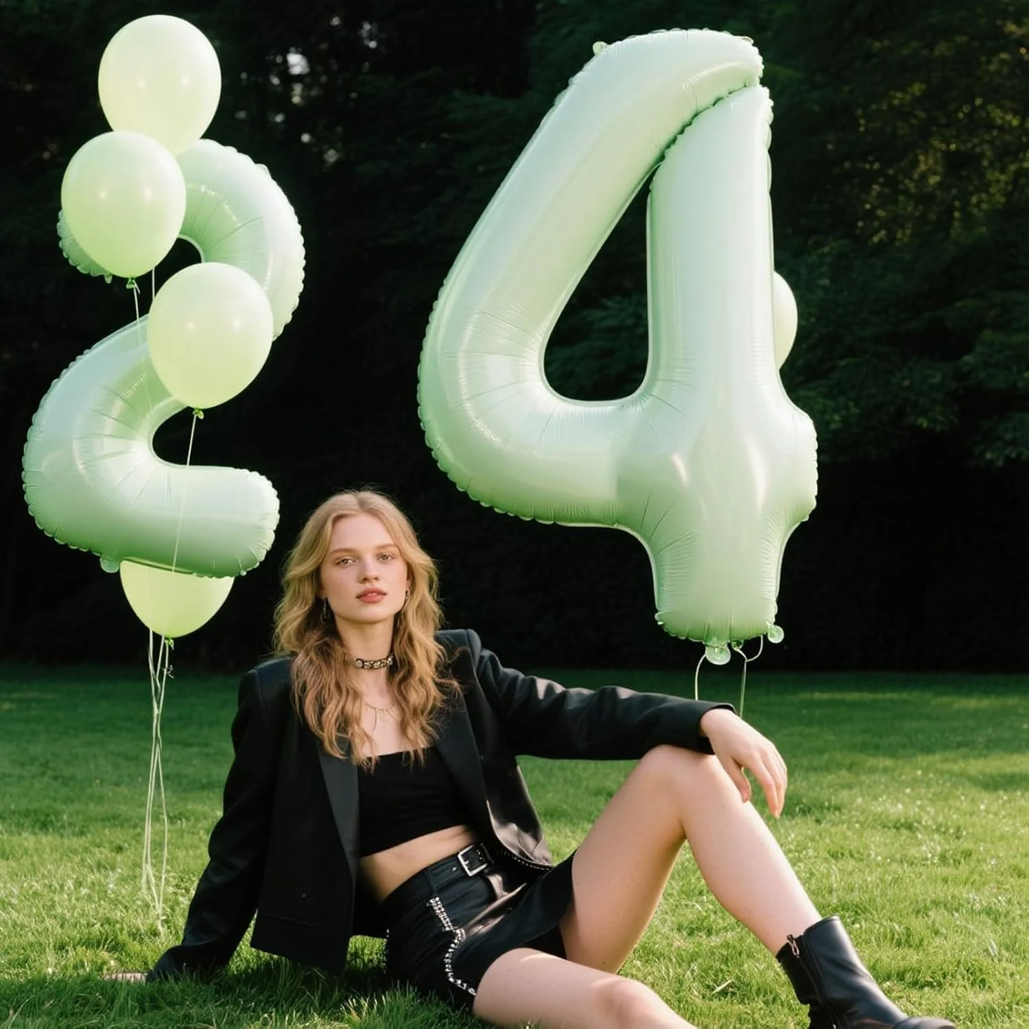 

Vibrant Green Large Number Balloon Helium Foil Mylar Reusable Decor for Baby Shower Birthday Wedding Graduation