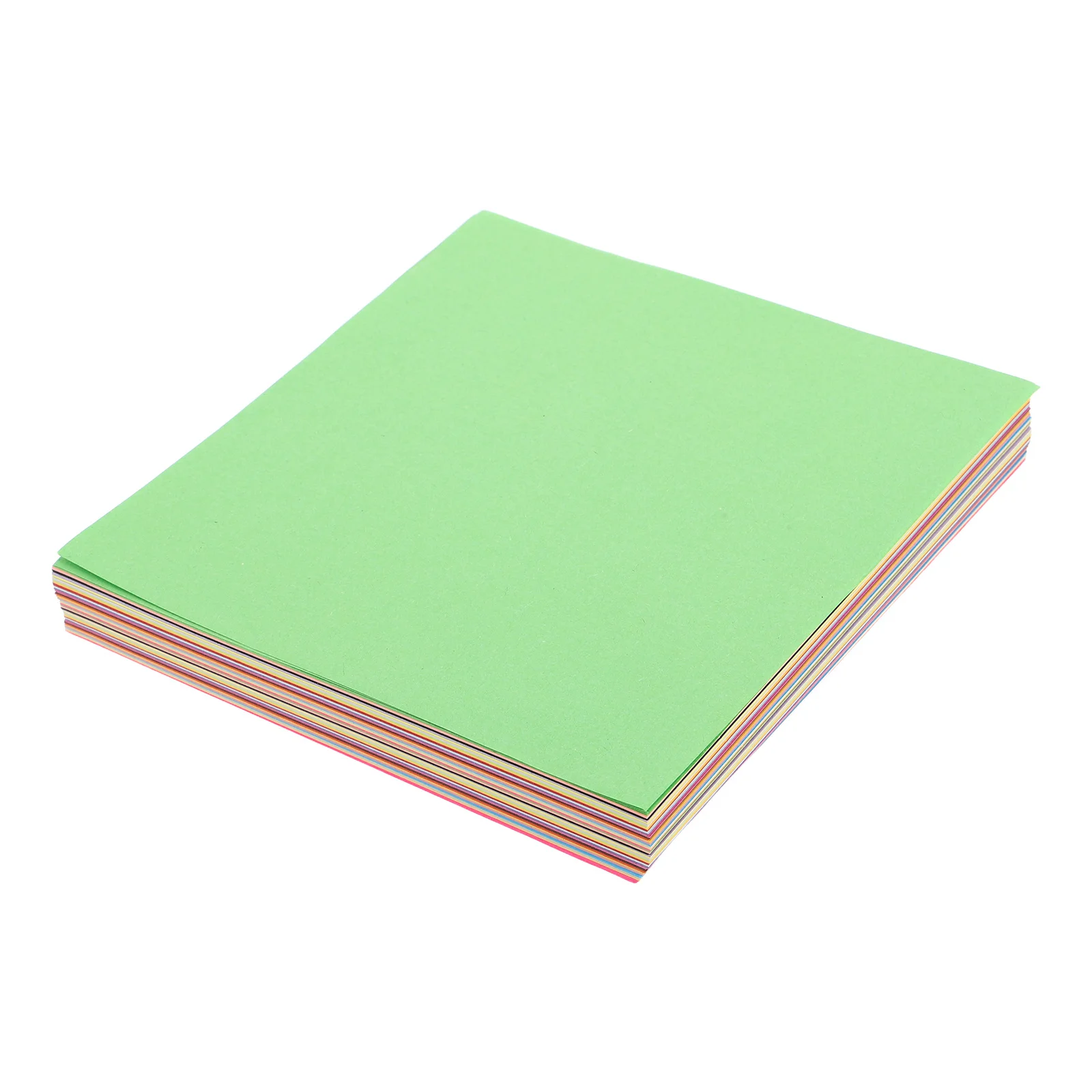 200 قطعة من أوراق ورق اوريغامي الملونة لمرحلة ما قبل المدرسة ورياض الأطفال الإبداعية المصنوعة يدويًا لفن قطع الورق #1