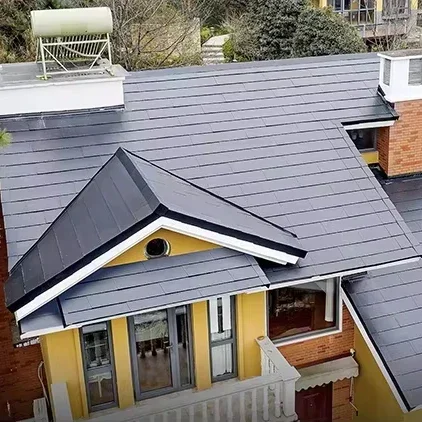 

-Customized Multi-Size Household Photovoltaic Building Integrated Solar System Roof Monocrystalline Silicon Solar Tile