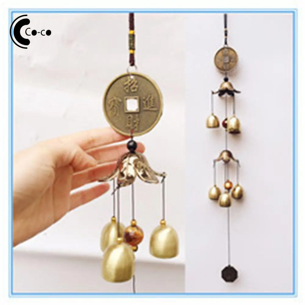 Windbell Vintage Alloy High Quality Handmade Fortune Decoration Home Decoration Hanging Ornaments Copper Alloy Gardening Pendant