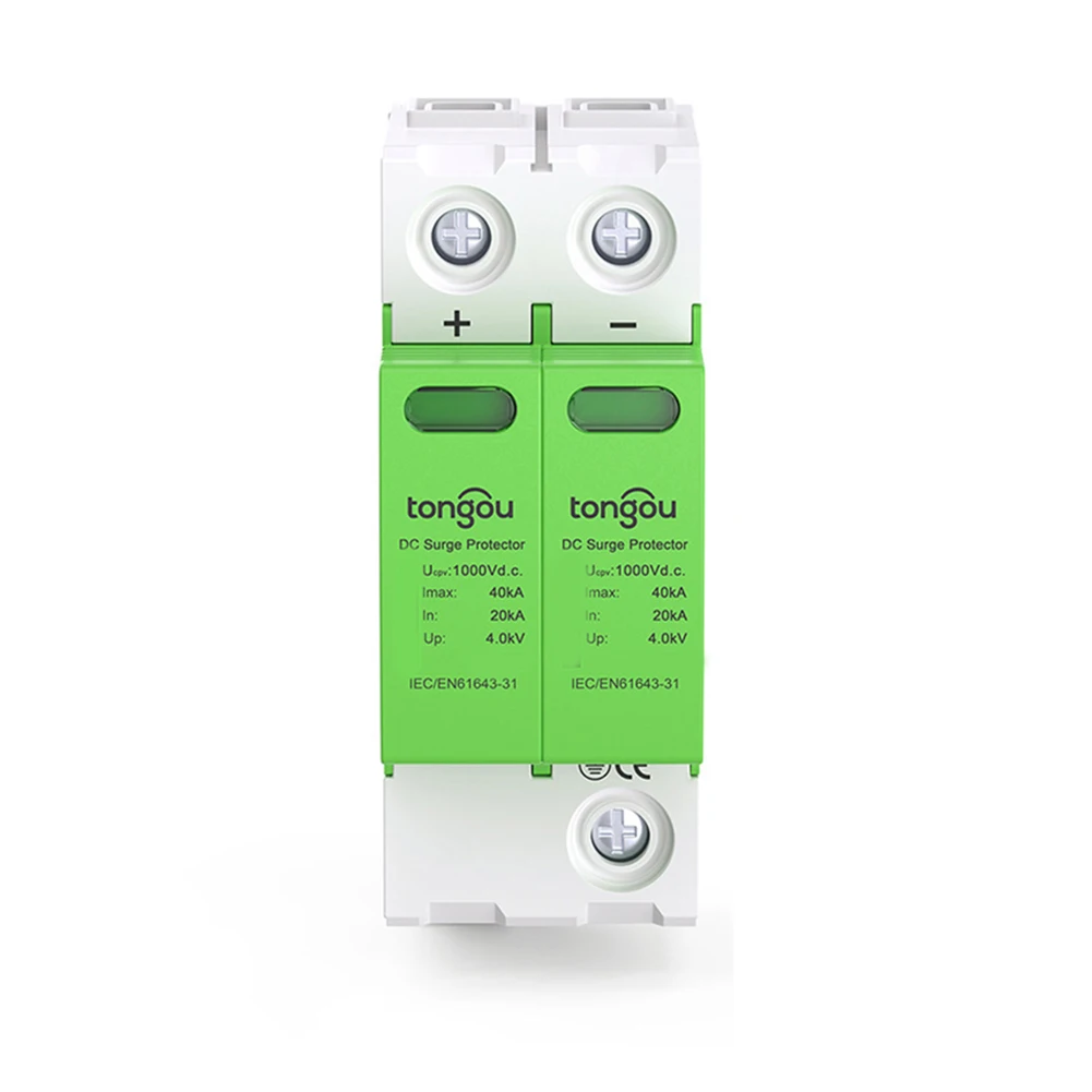 

20KA Surge Protector DC Voltage Protector Parallel Installation Protection Surge Arrester For Inverters DC Surge Protection
