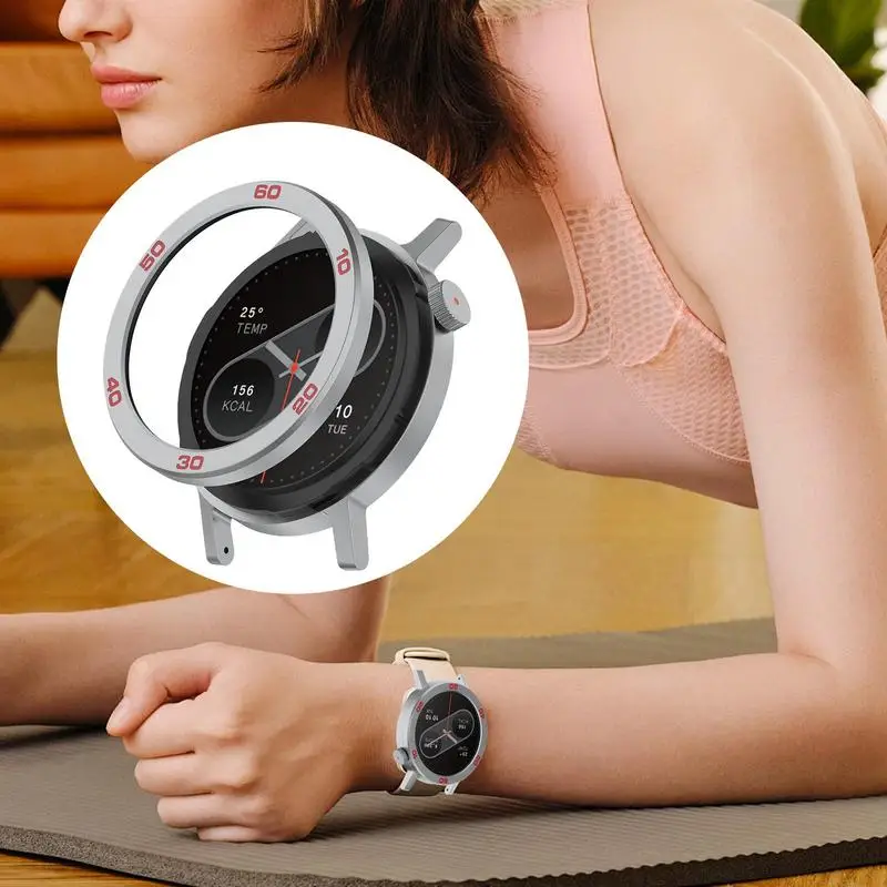 Para cmf relógio pro2 moldura protetor de tela capa protetora resistente a riscos anel caso para mulheres adultos trabalho