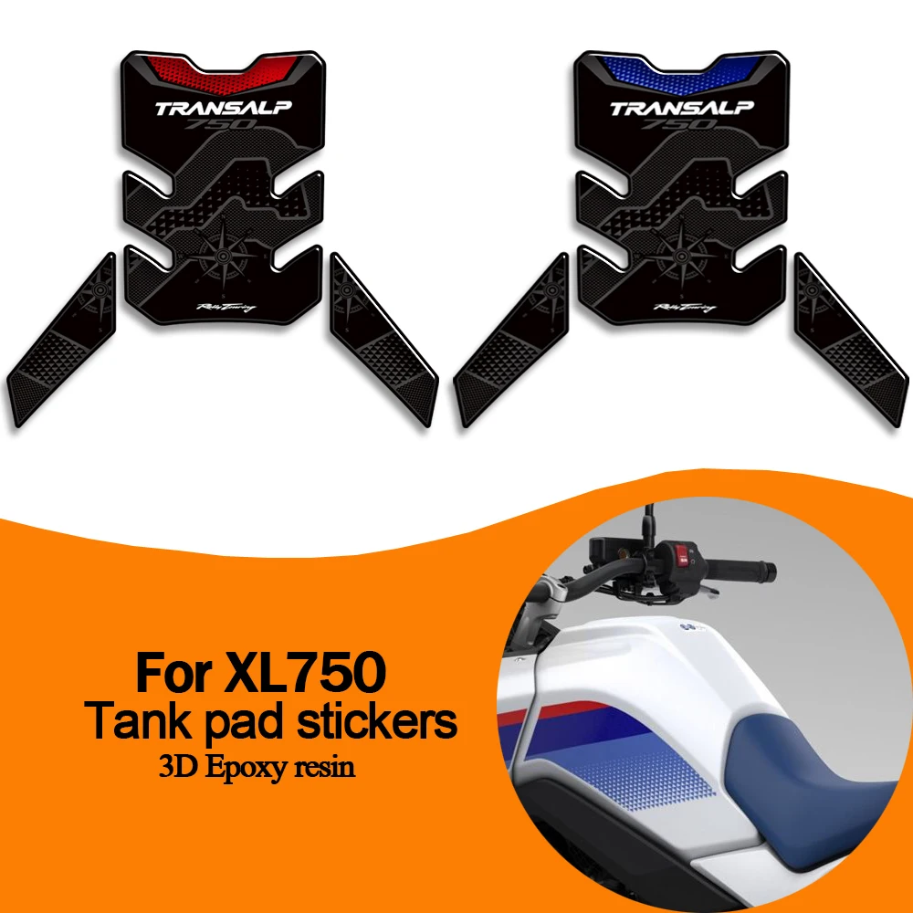 

Fairing Protector For Honda XL750 Transalp 2023 Motorcycle TankPad XL750 Accessories Protection Stickers Decals Fuel Tank Pad