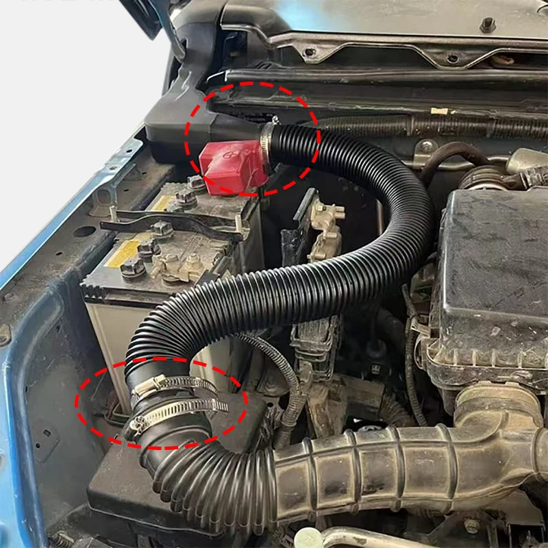 Kit de snorkel de entrada de ar para carro off road 4x4, acessórios externos para 2019 + suzuki jimny jb64 jb74, peças de carro, tubo de mangueira de respiração