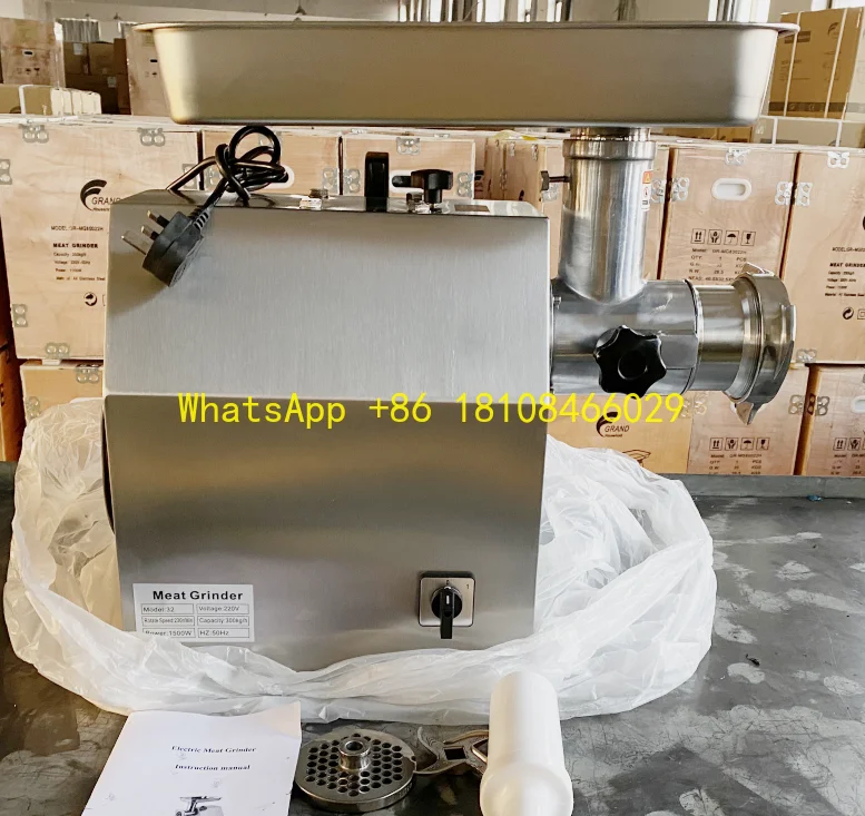 

Мясорубка из нержавеющей стали Промышленная мясорубка 300 кг 32