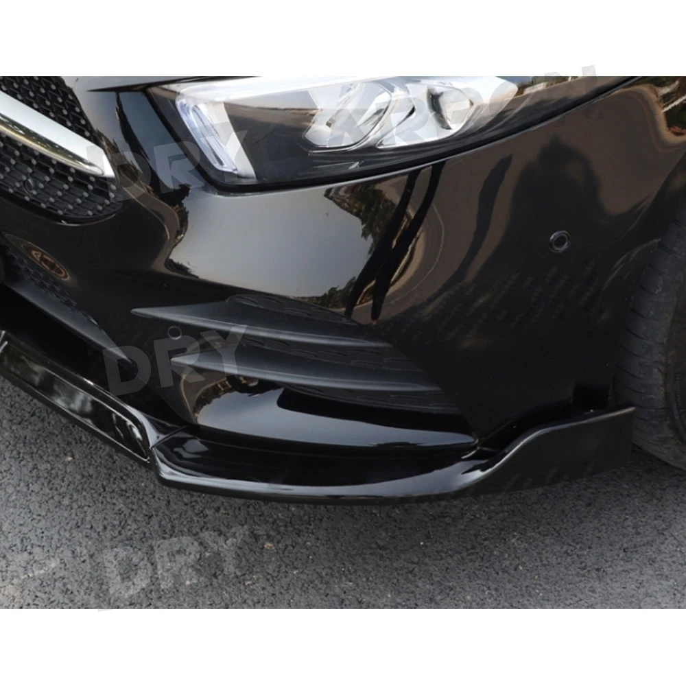 

Front Lip Bumper Blade Guard Protector Cover for Mercedes Benz A Class W177 A45 2018-2023 Front Lower Spoiler Spoiler Diffuser