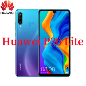 Téléphone mobile HUAWEI P30 Lite Android 3340mAH 6GB RAM 128G ROM 6,15 pouces 1080x2312HD 24+32MP Global Vision 4 5G Téléphone mobile 8 meilleurs téléphones Huawei en vente - No 4