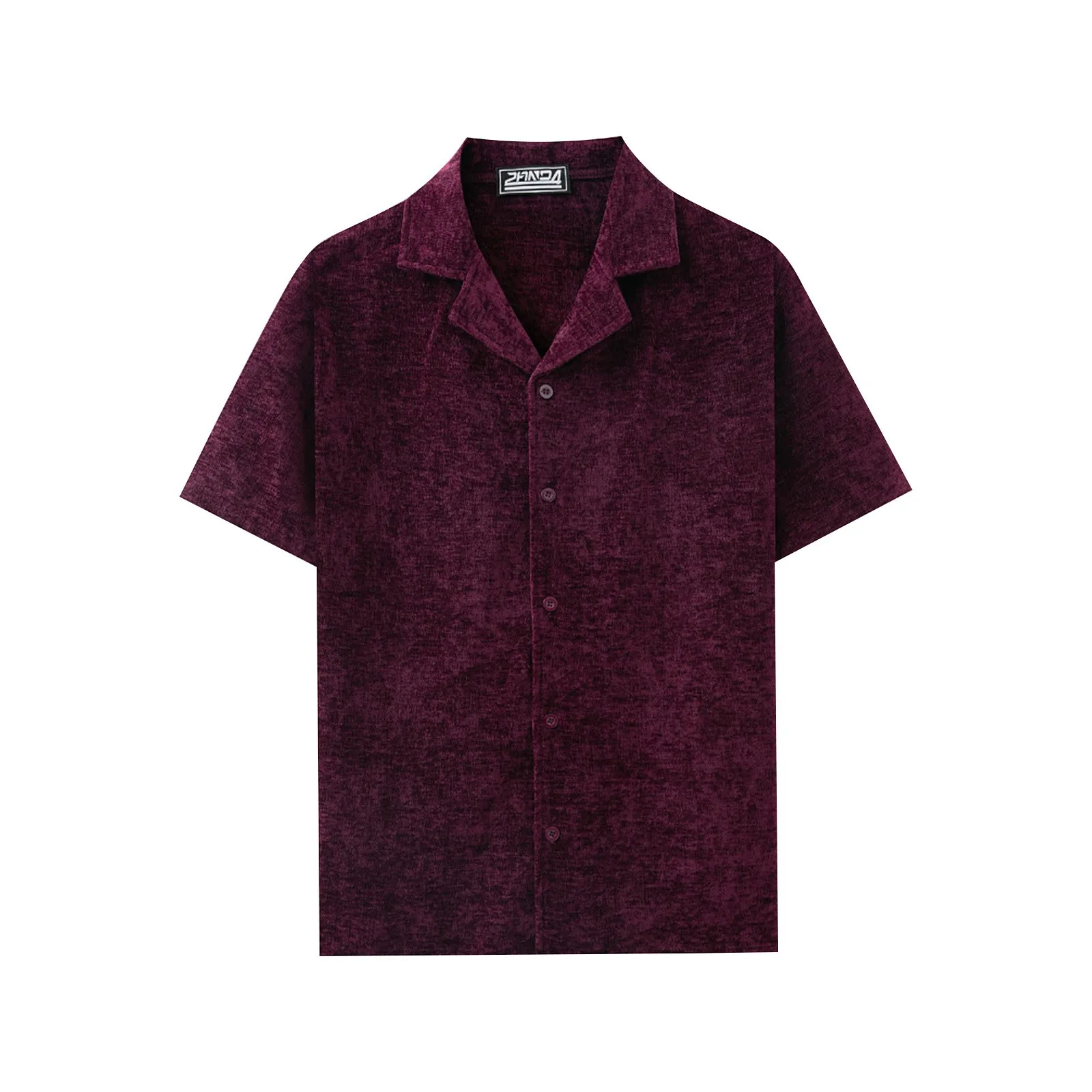 

Summer T Shirt Man Printed Summer Loose Trend Short Sleeve Shirt Cuban Collar Short Sleeve Shirt Lapel Casual Shirts For Man