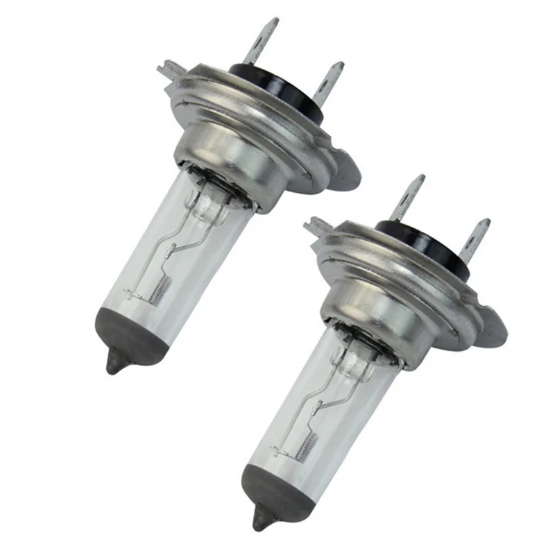 Farol de Xenônio H7 para Carro 55W 6000K Lâmpada de Luz Branca Halógena 12V Lâmpadas Acessórios Automotivos Substituição de Lâmpadas Exteriores Automotivas