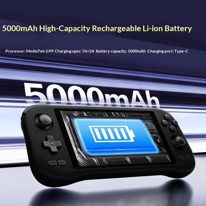 K59 Console Handheld Game Console 5.5-inch IPS HD Screen Smooth Gameplay Game Player Android14 Handheld Console 128G Boys Gifts