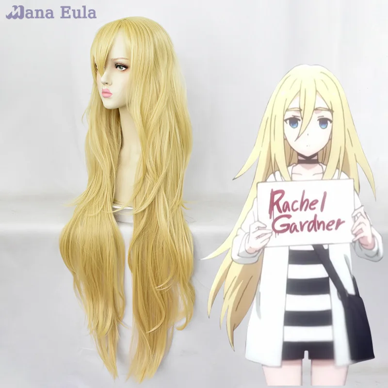 

Rachel Gardner Wig Anime Angels of Death Cosplay Wig Synthetic Hair Blonde Long 100CM Gardner Rachel Cosplay Wigs Heat Resistant