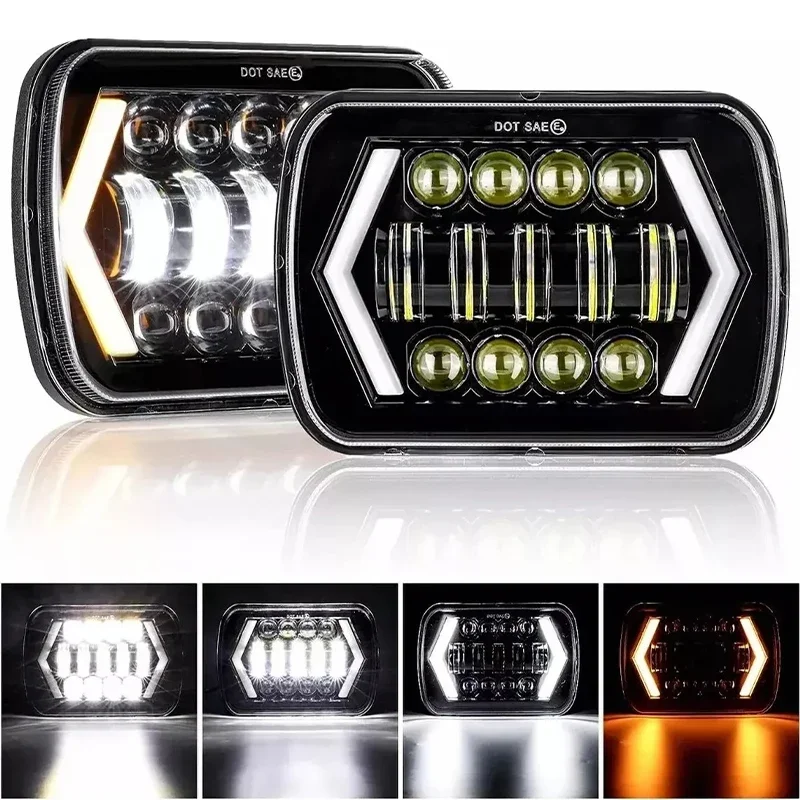 

1pc 7 Inch LED Pod Lights Spot Flood Combo LED Fog Driving 4x4 Off Road Lights Work Lights for Truck Boat ATV UTV Jeep