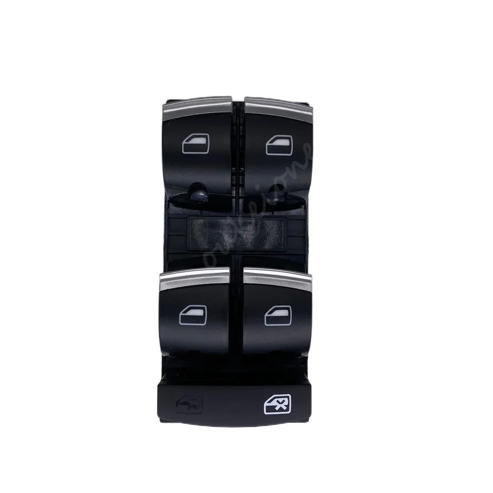 Chrome Window Glass Lifter Switch Regulator Button Parts for Audi A3 A4 S4 RS4 B6 B7 A6 S6 RS6 C6 Q7 4F0959851H Car Accessories