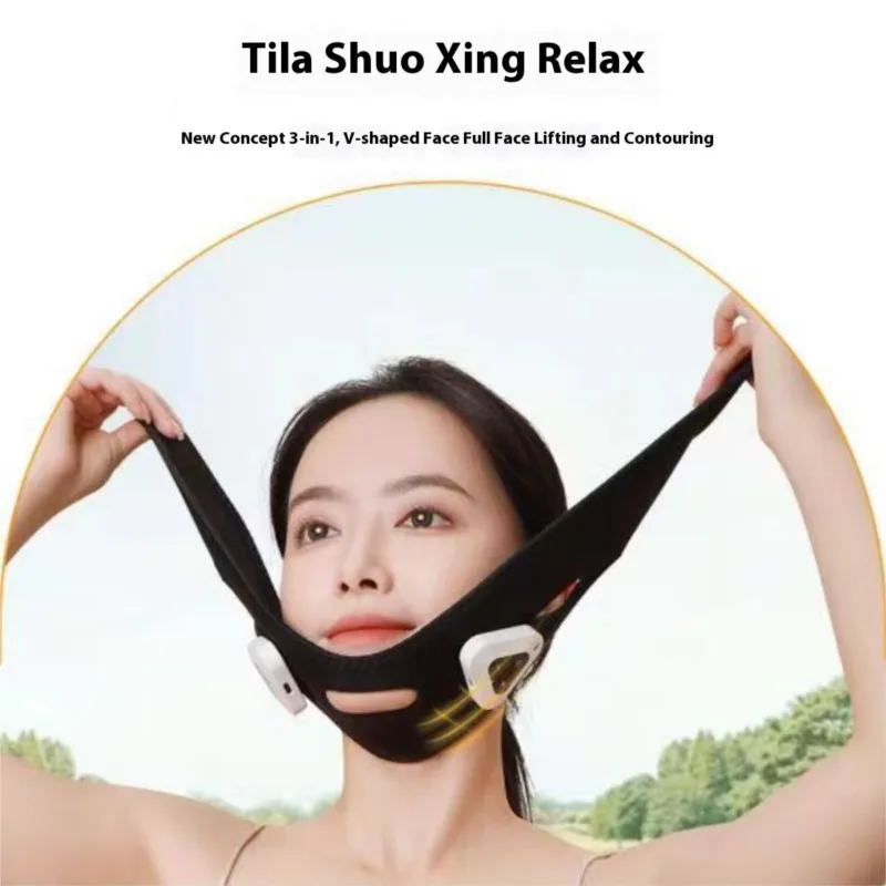 EMS Vシェイプ美顔器 - フェイスリフティングデバイス アンチエイジング 家庭用 スキンケア 引き締めマスク