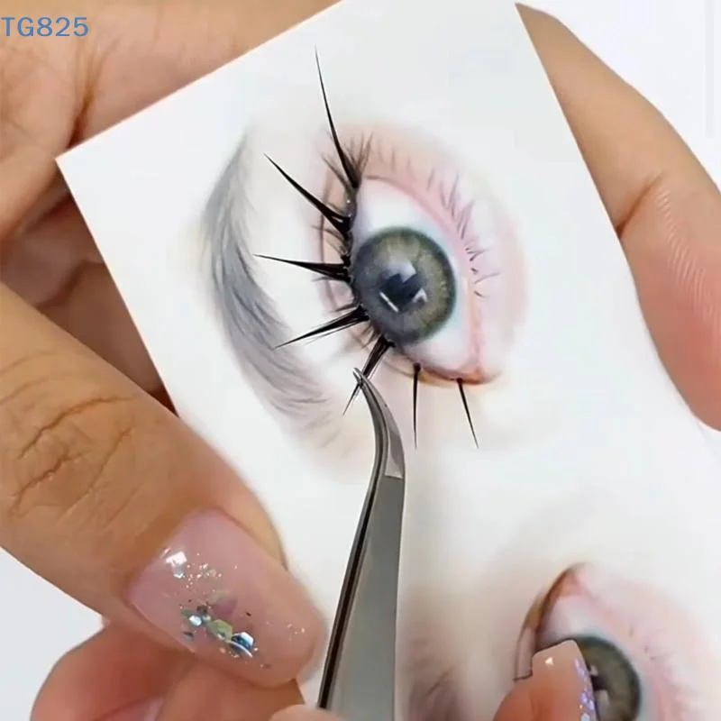 【AN】【SA】10/20/30/50 Sheets Eyelash Practice Stickers Eyelash Training Stickers Eyelash Application Trainer Stickers
