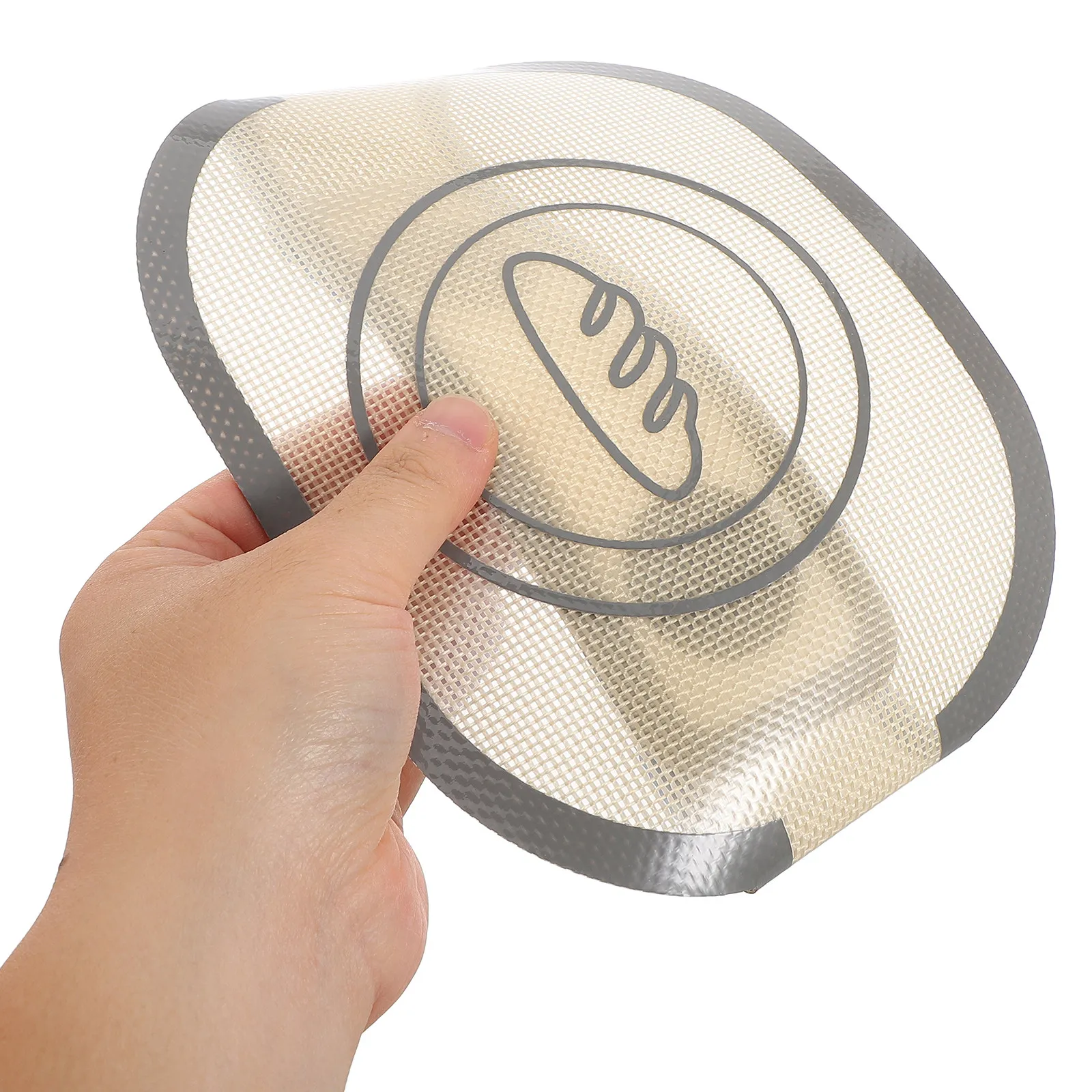 Silicone Baking Pad Long Handle Nonstick Reusable Dough Transfer Bread Sling Sourdough Pastry Bread Baking Supplies - view 5