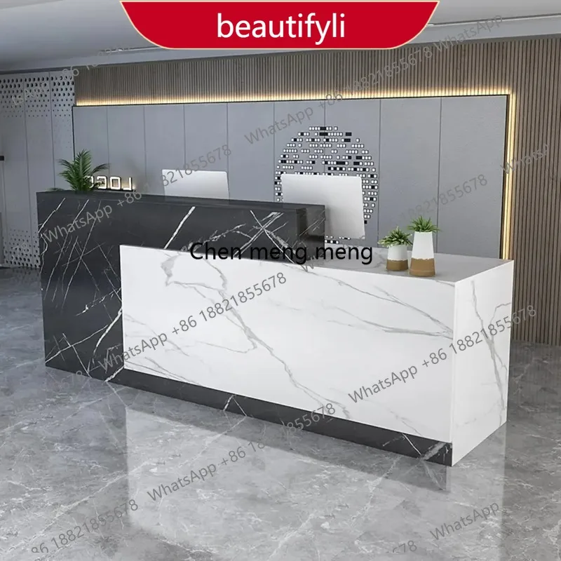 

Стойка ресепшн 01A для салона красоты, кафе, дома, института. Мебель класса люкс. Современный офисный стол-кассовый прилавок.