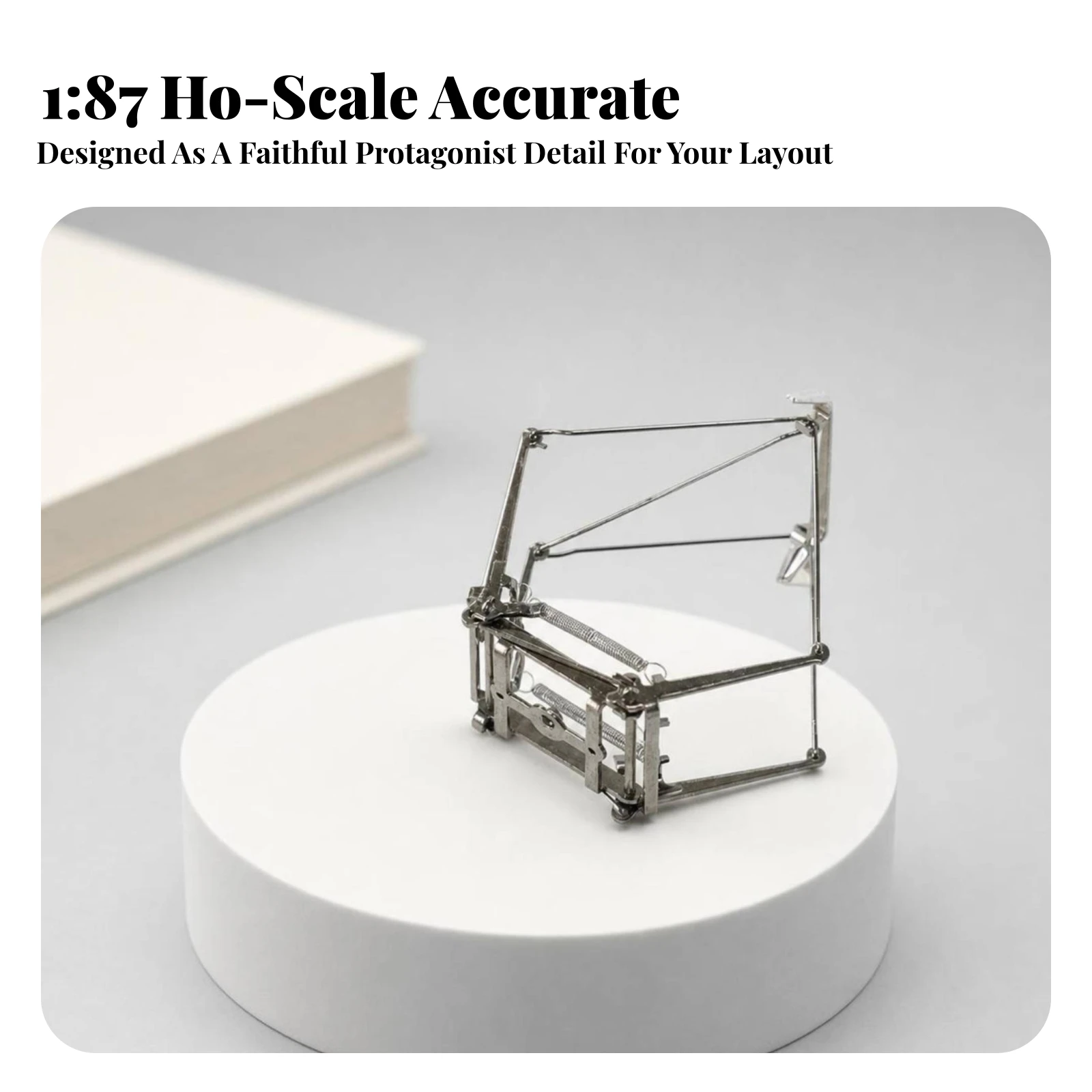 Model Train Pantograph DIY Locomotive Pantograph Electric Traction Antenna Sturdy Accessory Easy Installation for Hobbyists