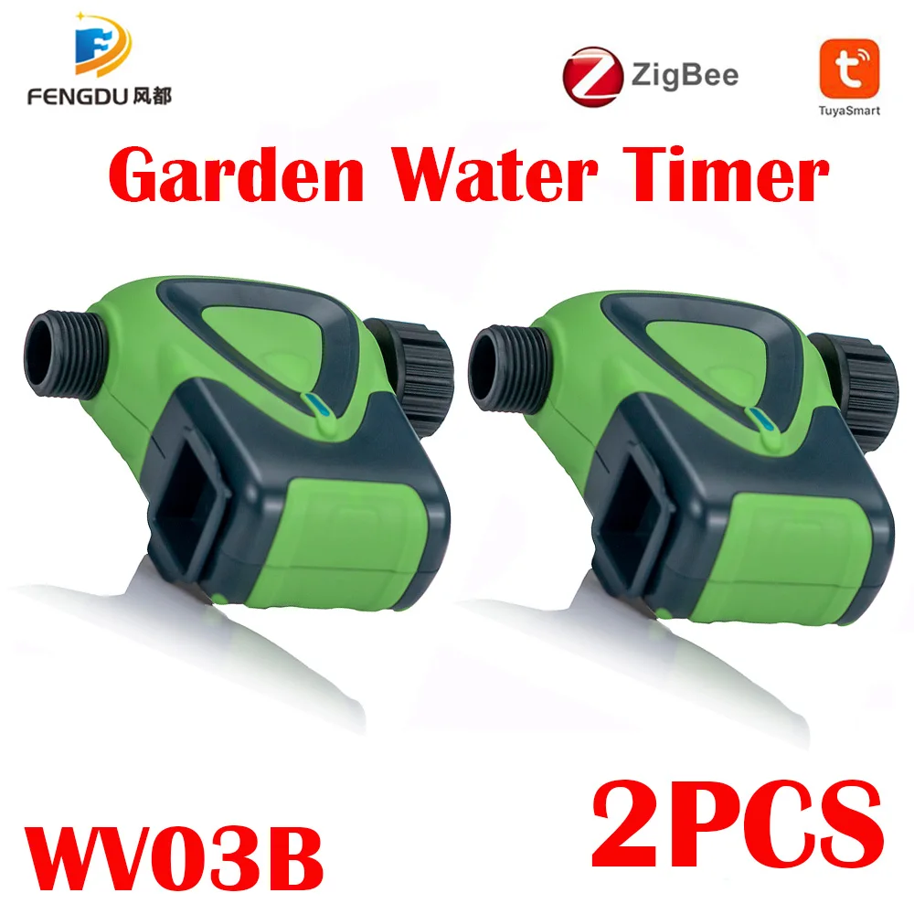 

Tuya Zigbee Smart Sprinkler Timer 2PCS IP66 Garden Automatic Drip Irrigation Watering Timer APP Remote Control For Garden