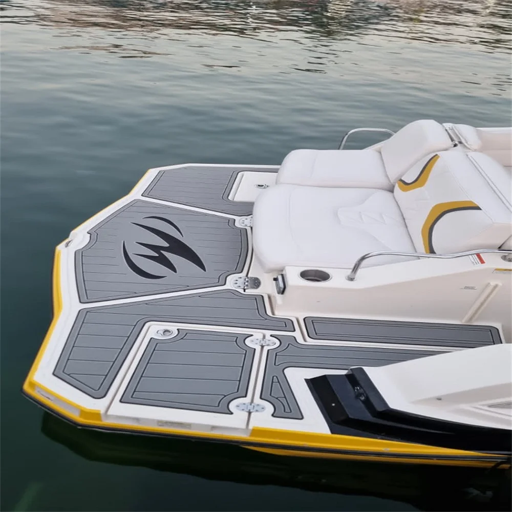 

2011 Monterey M3 Swim Platform Step Pad Boat EVA Foam Faux Teak Deck Floor Mat SeaDek Style Самоклеящийся V047 C46M