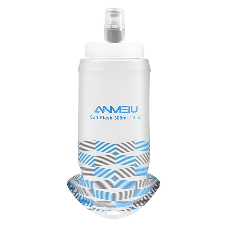 ANMEILU Folding Water Soft Flask TPU Water Bottle For Running Marathon Hiking And Cycling