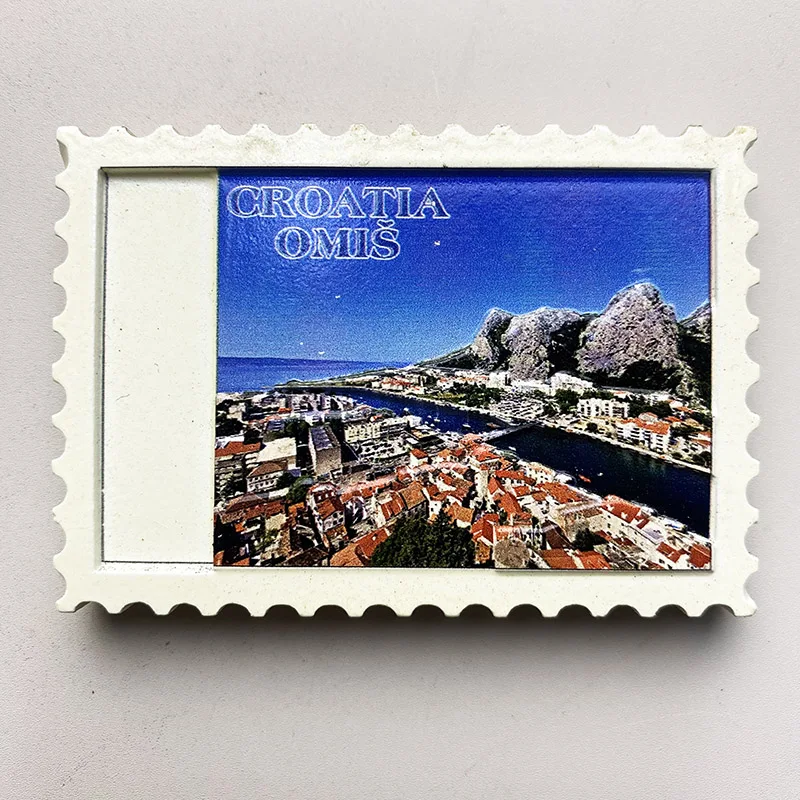 Croatia Stamps Landscape message boards Travel Souvenirs Home Decor items 3D stereo Fridge Magnets Collection Crafts