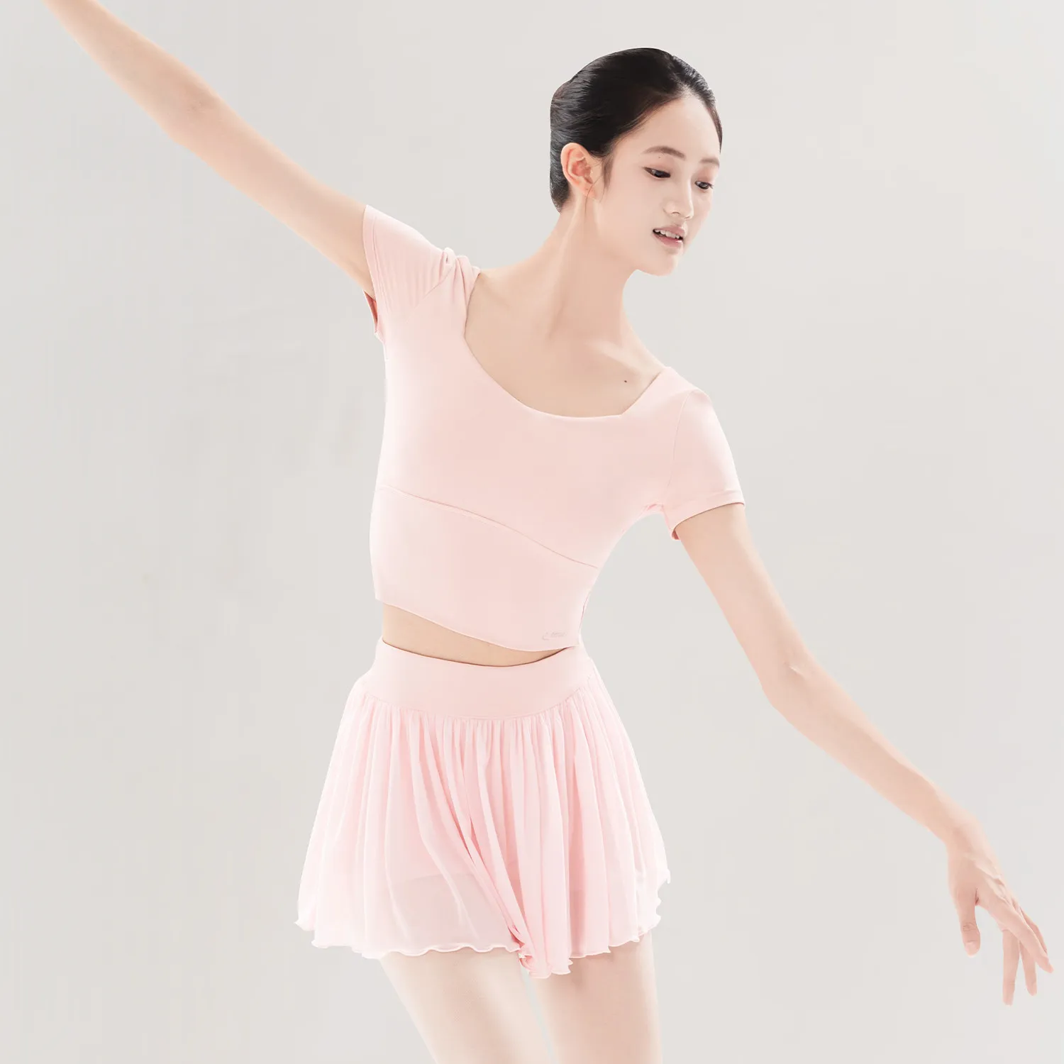 High Waist Comfortable Women’s Ballet Dance Skirt Breathable Performance Dancewear Casual Practice Line Dance Skirt Dance Dress