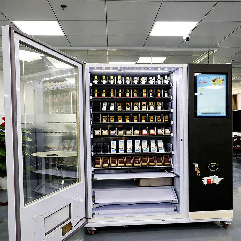 Perfume Dispensing Cabinet Retail Kiosk Wall Mounted Thin Shell Remote Operation Setting for Nightclub Self Service