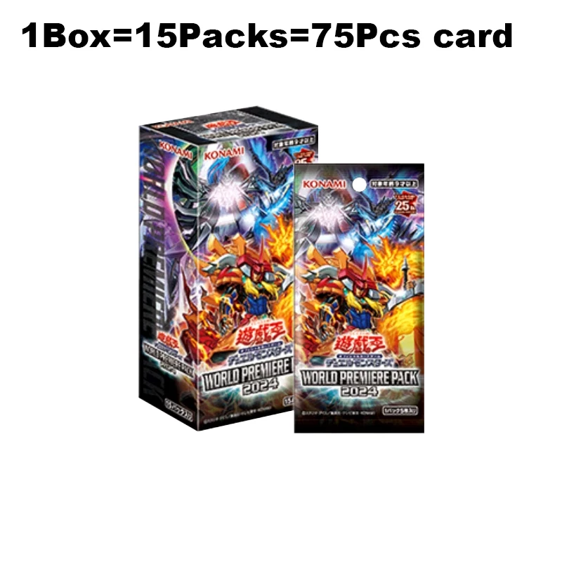 Original Yugioh Card Japanese Versions WPP5 WORLD PREMIERE PACK 2024 Yu Gi Oh Genuine KONAMI Box Toys Children Birthday Gifts