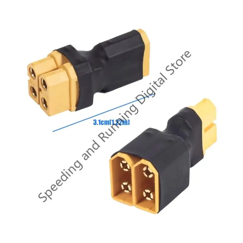 5/10PCS XT60 male female Parallel Plug Adapter Converter Connector Cable Lipo Battery Harness Plug Wiring Replacement Part