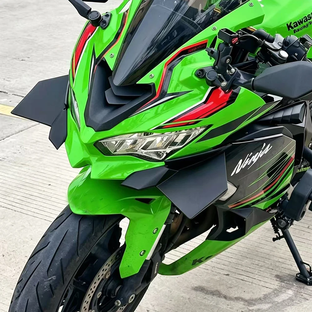 NEW zx-4rr WINGLETKIT For Kawasaki zx4r zx-25r Motorcycle Aerodynamic Wing Kit Side Wing Fixed Wing Spoiler Fairing Accessories
