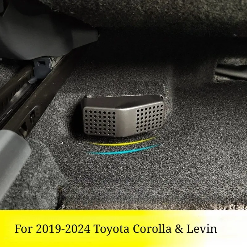 Under-Seat Rear AC Vent Shield, Exact-Fit for 2019-2024 Toyota Corolla & Levin