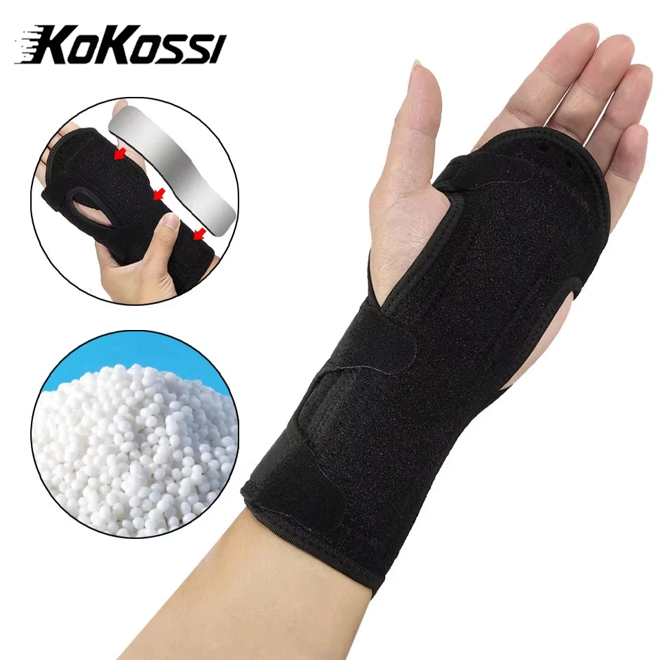 KoKossi 1Pc protezione per il polso stecca per l'artrite protezione per il polso del pollice per alleviare il dolore e prevenire distorsioni delle mani leggero e stabile