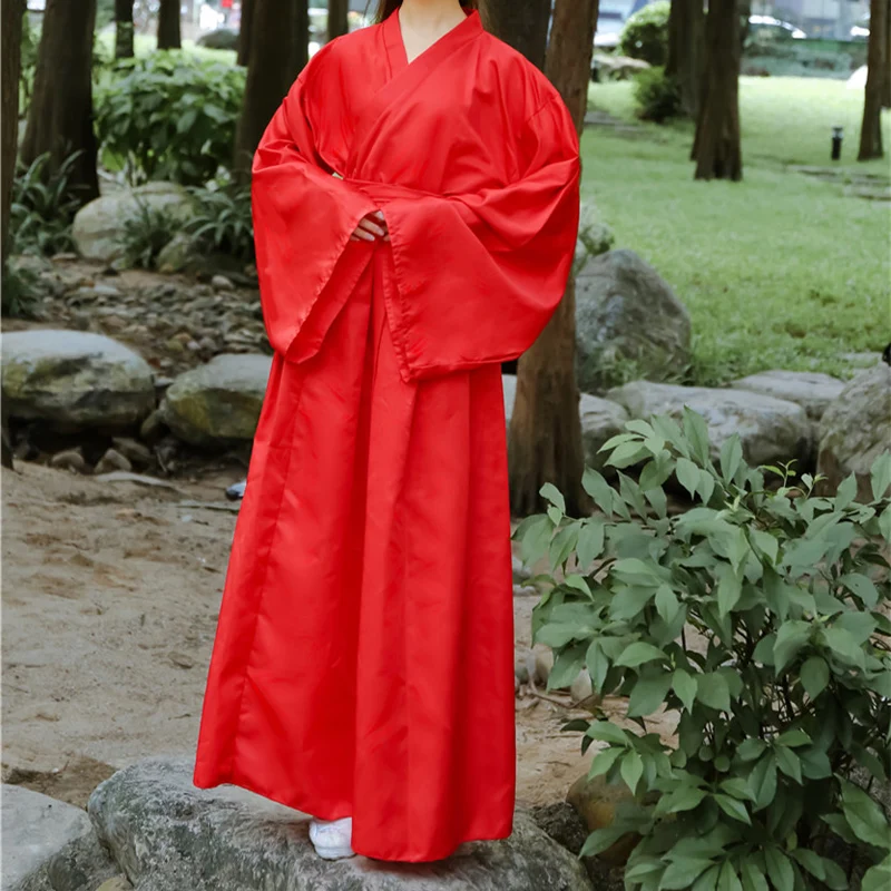 Unisex Hanfu Suit Inner Wear for Women Men Inside The Dress Tops Skirt Long Adult Kid Black Red White Summer Underwear Garment