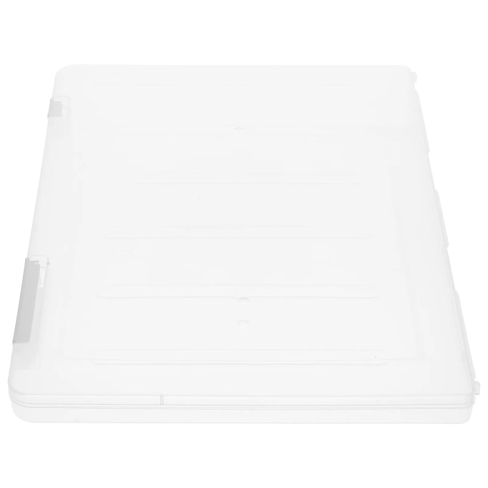 صندوق منظم الملفات الورقية الشفاف مقاس A4 لشهادات إيصالات المستندات وحامل المستندات المكتبي المحمول وخفيف الوزن #5