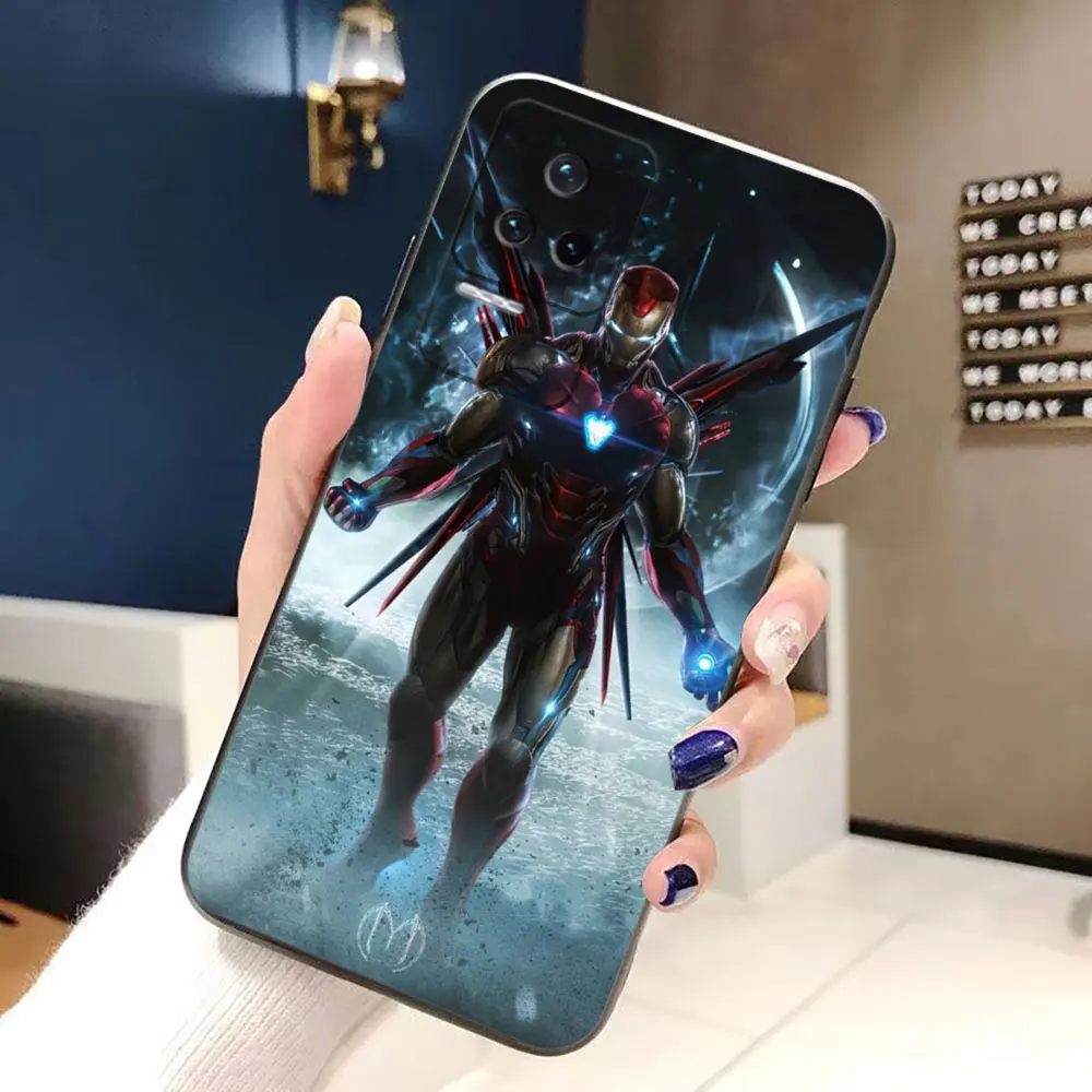 

Marvel Iron Man The Hulk Cover Phone Case For Redmi K60 K40 K30 14C 13C 12C 12 10 10C 9T 9C 9A 9 8 7 6 A1 A2 A3 A5 Plus TPU Case