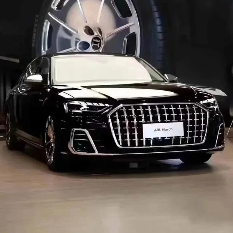 Body Kits for A8 2018-2022 D5 to D5PA Front Bumper Grille Led Headlights Upgradation 2023 Horch High Quality Performance