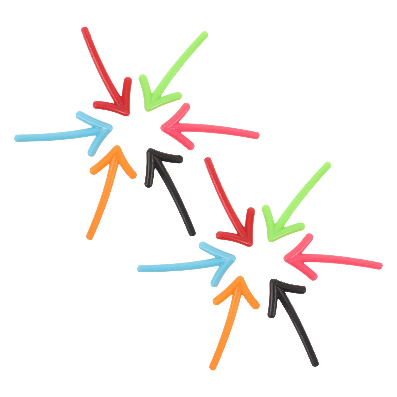 

12Pcs Vibrant 3D Arrow Shape Magnets Reusable Magnetic Fridge Stickers Bulletin Board Classroom Teacher Organization Decorative