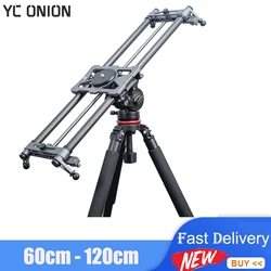 Manual Camera Slider 60cm/80cm/100cm/120cm Carbon Fiber Bearing Video Camera Slider Stabilizer Dolly Camcorder DSLR Slider